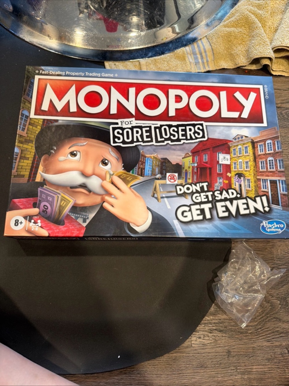 Hasbro Monopoly For Sore Losers Board Game - Red, White, Blue